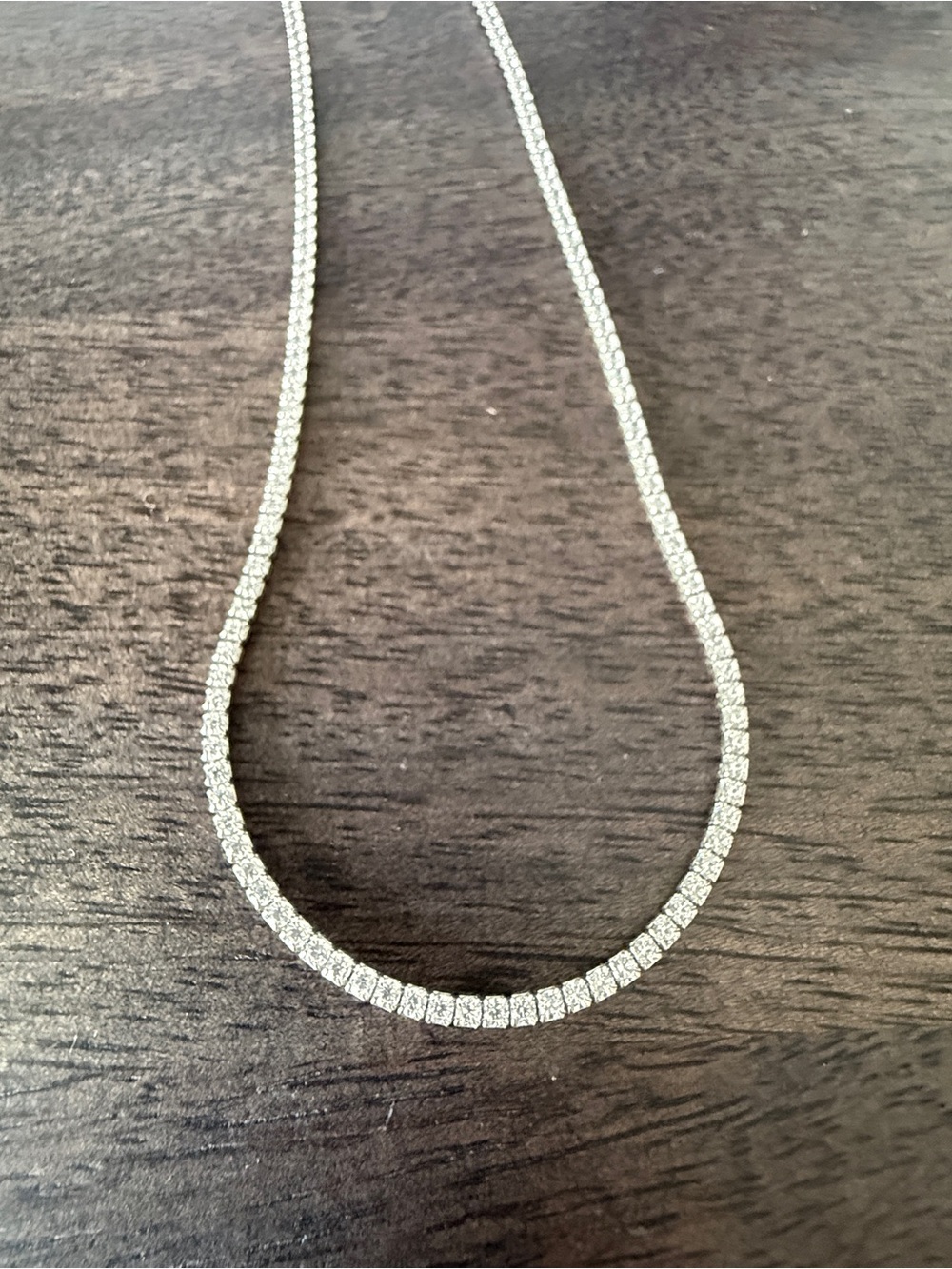Tennis Necklace - Silver